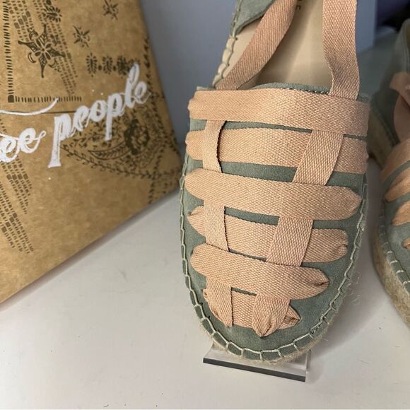 Free People Heat Wave Wrap Ballet Inspired Espadrilles New in Box - Picture 3 of 7